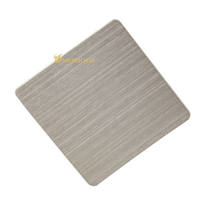 Guter Preis 0.55mm Dicke Graue Haarlinie Edelstahlblech mit POSCO Material für Küchenanwendungen Online
