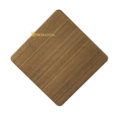 8c PVC Film 304 Grade Haarlinie Edelstahlblech Wandplatte in 1219x2438mm Größe