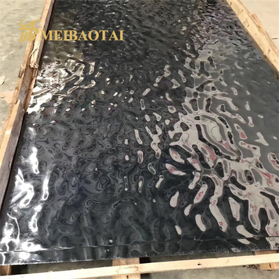 En-Wasser-Kräuselungs-Stahlblech, 201 dekorative Breite der Edelstahl-Platten-1m