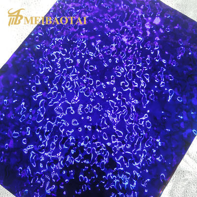 Guter Preis PVD-Purple-Beschichtet 304 Edelstahl-Wasser-Rollblatt in 1219x2438mm Größe für Decorations- und Wanddecken Online