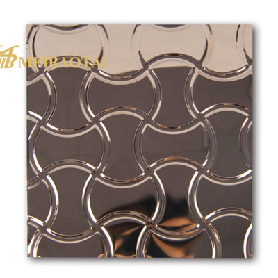 Spiegel polierter Standard Diamond Embossed Stainless Steel Sheets AISI
