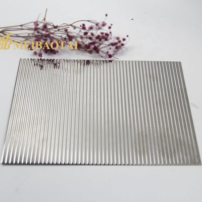 Guter Preis Silber Spiegel Grade 201 Druckfolie aus Edelstahl 4 Fuß Dekorationsplatte Online
