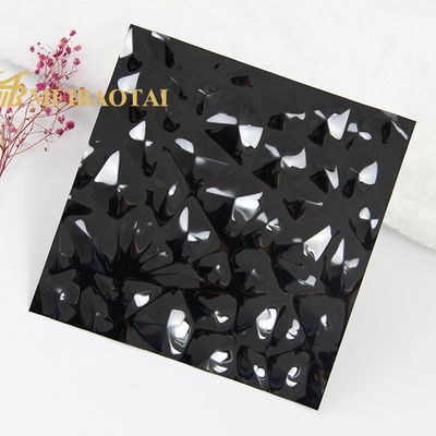 Guter Preis Schwarzes Spiegel geprägte Edelstahlplatte 0,85 mm Dicke GB-Standard für Decoration von Decken und Türen Online