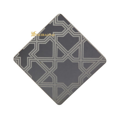 Guter Preis Pvd-Farbbeschichtungs-Spiegel ätzte Stärke des Edelstahlblech-1.0mm Online