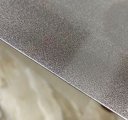 Guter Preis Blatt-Dekorations-Stahlplatte SS304 4*8ft 0.65mm Stainlesss prägeartige Online