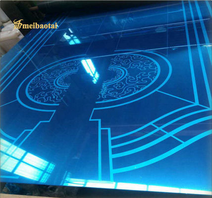 Guter Preis Spiegel-Ätzungs-Aufzugs-dekoratives Edelstahlblech färbte AISI-Standard Online