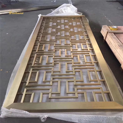 Guter Preis 201 304 Edelstahl-Zimmerabteil Antike Bronze Spaltkante Online