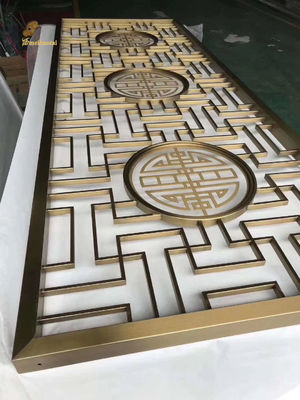 Guter Preis Ss304 Edelstahl Raum Trennscheibe Goldfarbe Haarlinie Dekoration Wand Online