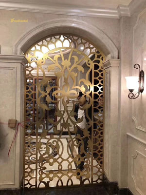 Guter Preis Bronze Farbe Anpassung Metall Zimmer Trennwände Trennwände Dekorativ für Hotel Online