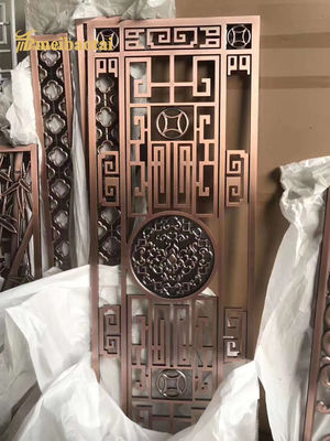 Guter Preis Hotel-Stil Edelstahl, Eisen, Aluminium Bildschirm Dekoration Raumteiler Online