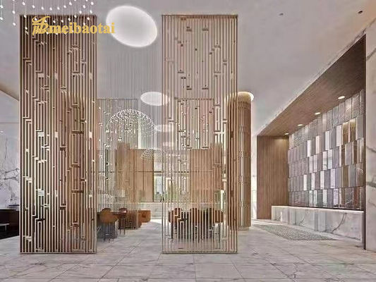 Guter Preis Fertigen Sie Art Screen besonders an, den SS Raum-Teiler verteilt dekoratives für Hotel asphaltieren Online