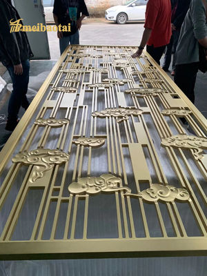 Guter Preis Viel Stil Rose Gold Bronze Gold Farbe Edelstahl Raum Trennwand Dekoration Hotel, Zuhause Online