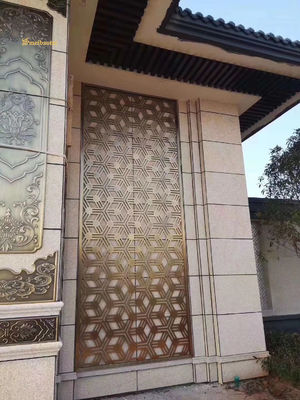 Guter Preis Maßgeschneiderte Gestaltung Rose Gold Hailrine Edelstahl Raum Trennwand Dekoration Online