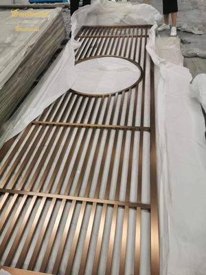 Guter Preis MBT Farbe Haarlinie Edelstahl Raum Trennscheibe Hotel Dekoration Online