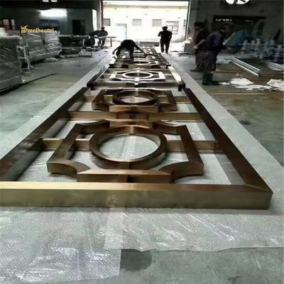 Guter Preis 201 304 Edelstahl Raum Trennscheibe Hoteldekoration Maß angepasst Online