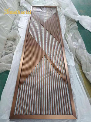 Guter Preis Anpassbarer Größe Edelstahl Hoteldekorationsraum Trennscheibe 201 304 Online