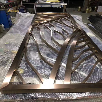 Guter Preis Dekoration MBT Bronze Kupfer Edelstahl Raum Trennscheibe 3,0 mm Dicke Online