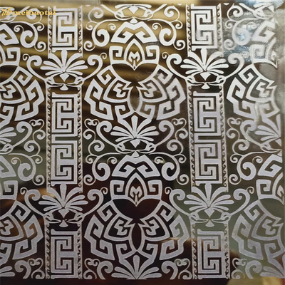 Spiegel geätzter GB-Aufzugs-Edelstahlblech 1219x2438mm LÄRM
