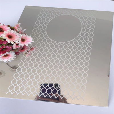 304 Edelstahlblech mit Goldspiegel-Finish 1219x2438mm für Aufzugdekoration