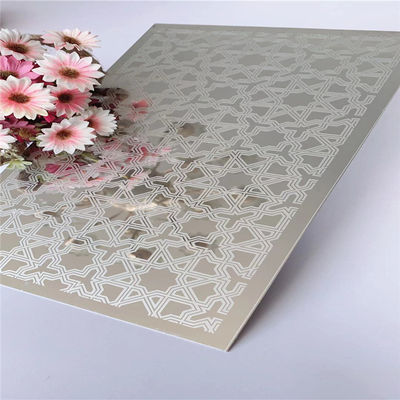 Guter Preis Stützbarer Spiegel des Aufzugs-Edelstahlblech-4*8FT fertigte besonders an Online