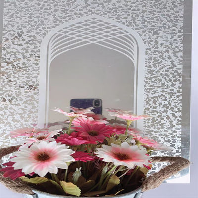 Guter Preis AISI ätzte Edelstahlblech, Spiegel-Ende SS bedecken 1.12mm Stärke Online