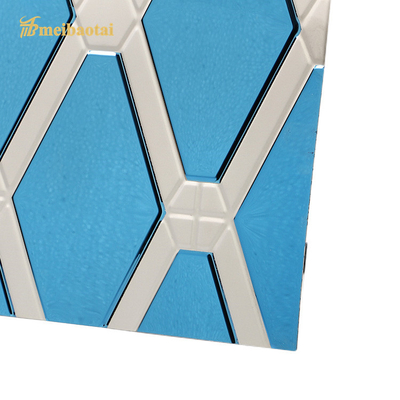 Raute 0,6 Millimeter-Edelstahlblech 8x4 stempelte LISCO-Material
