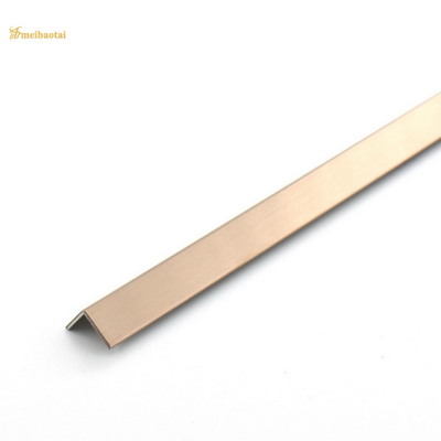 Edelstahl 304, den Eckrand L Schlitz-Goldspiegel trimmen, beendete dekoratives