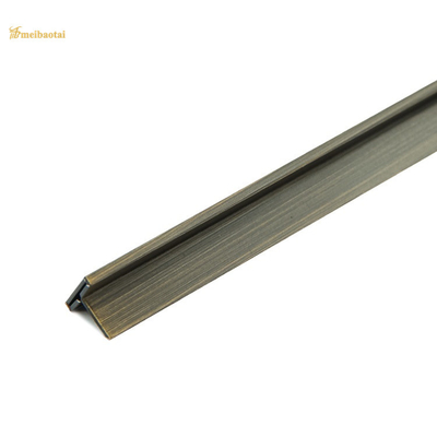 Antiker Standard der kupferne Farbedelstahl-Fliesen-Ordnungs-T10X2438mm ASTM