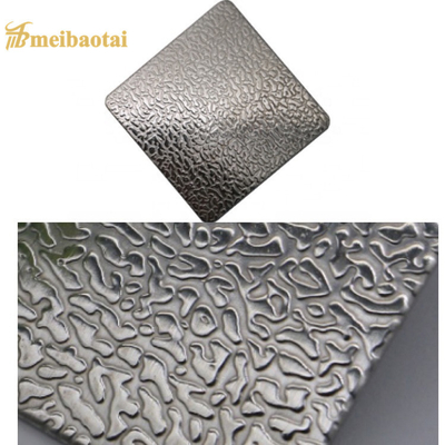 0.55mm Stärke prägeartiges Edelstahlblech für dekorative Wand