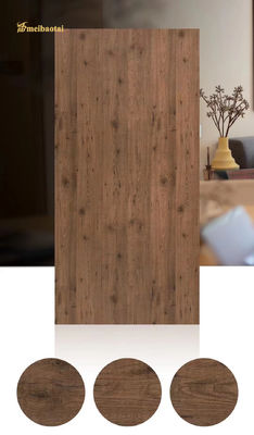 Guter Preis Tür-Dekorations-Laminats-rostfreie Blätter schlitzten Rand-Nachahmungs-Holz-Korn auf Online