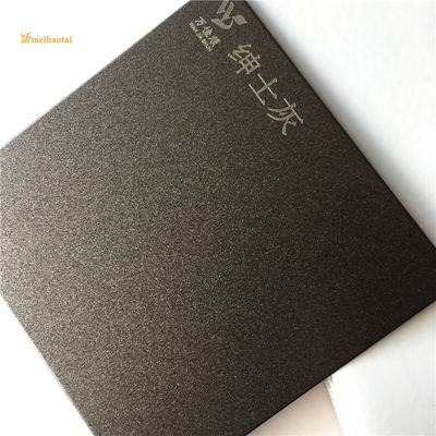 Sandgestrahlter Grey Decorative Stainless Steel Sheet-Antifingerabdruck