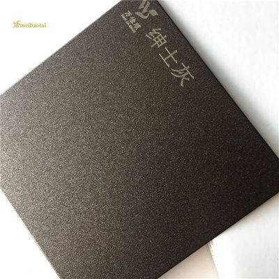 Guter Preis Sandgestrahltes graues Anti-Fingerprint-Dekorations-Edelstahlblech SS-Panel Online