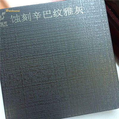 Guter Preis Aluminium-aufgeschlitzter Rand Gray Decorative Stainless Laminate Sheetss 4X8FT Online