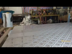 Geätzte Edelstahlplatte