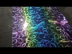 Laserfarbiges Edelstahlblech