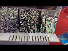 Spiegelplatte Wassereinwirbelung Edelstahlplatte für die Decke