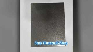 Vibrations-SS-Blech, schwarz, Anti-Bronze, 4 x 8