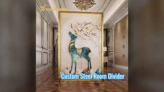 3D-gedruckter Raumteiler aus Stahl